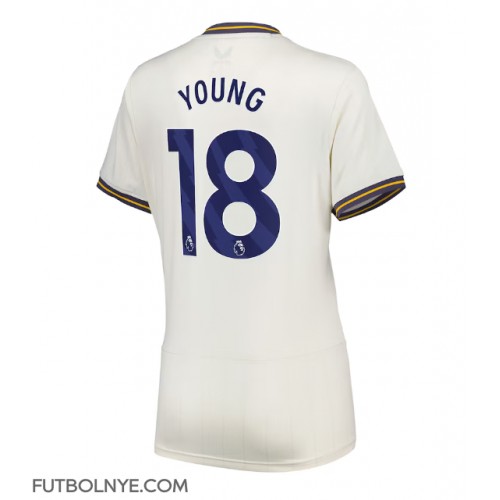 Camiseta Everton Ashley Young #18 Tercera Equipación para mujer 2024-25 manga corta